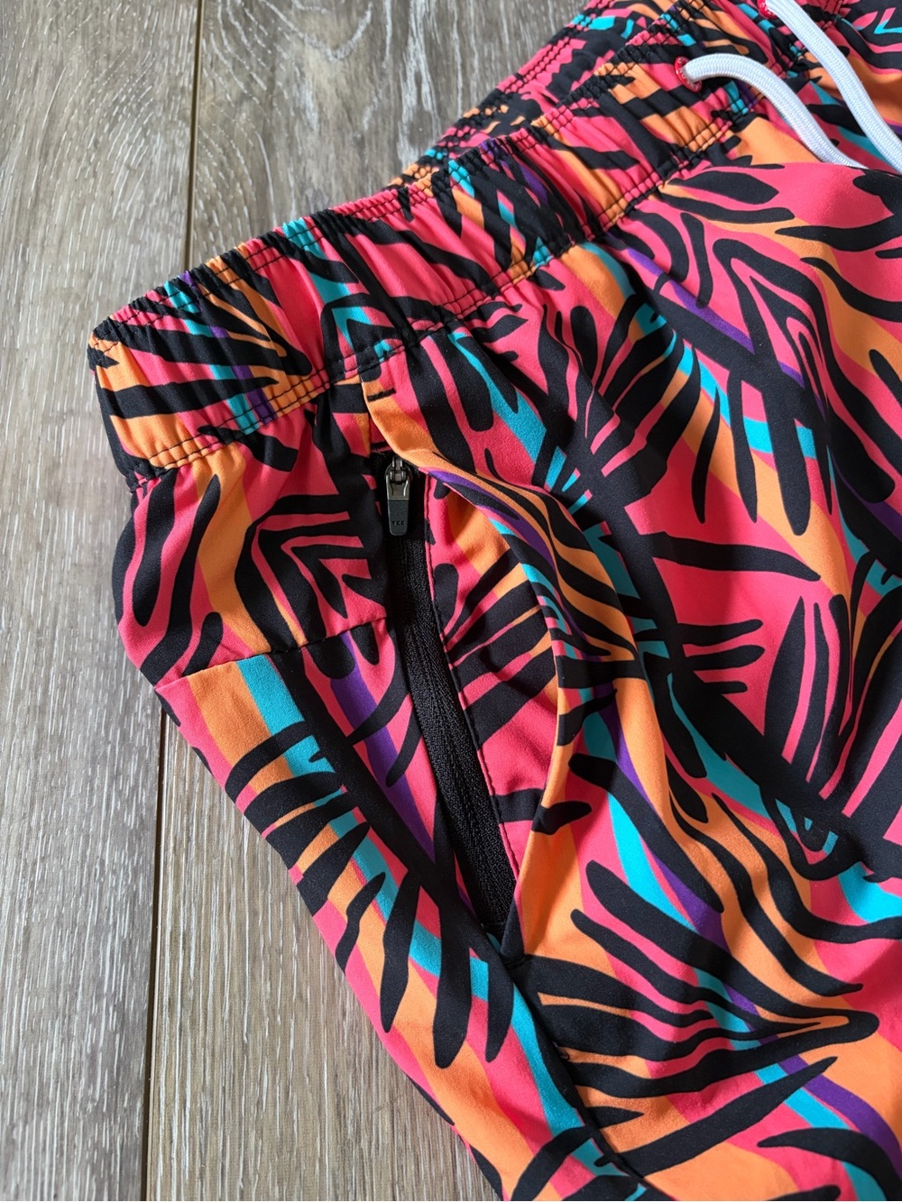 Shinesty The Bay Breeze Tropical Neon Ball Hammock Pouch 5" Swim Trunks NWOT - Picture 8 of 12